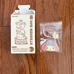 Sanrio steamed bun my melody phone charm